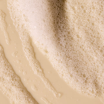 Close-up of shampoo's texture
